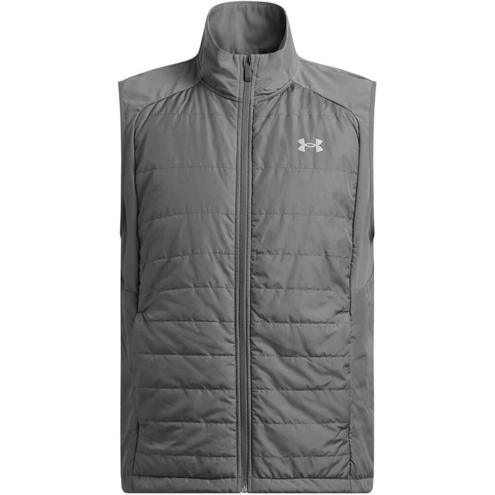 Under Armour Mens Vitality Sleeveless Running Tank Top / Gray Dawn